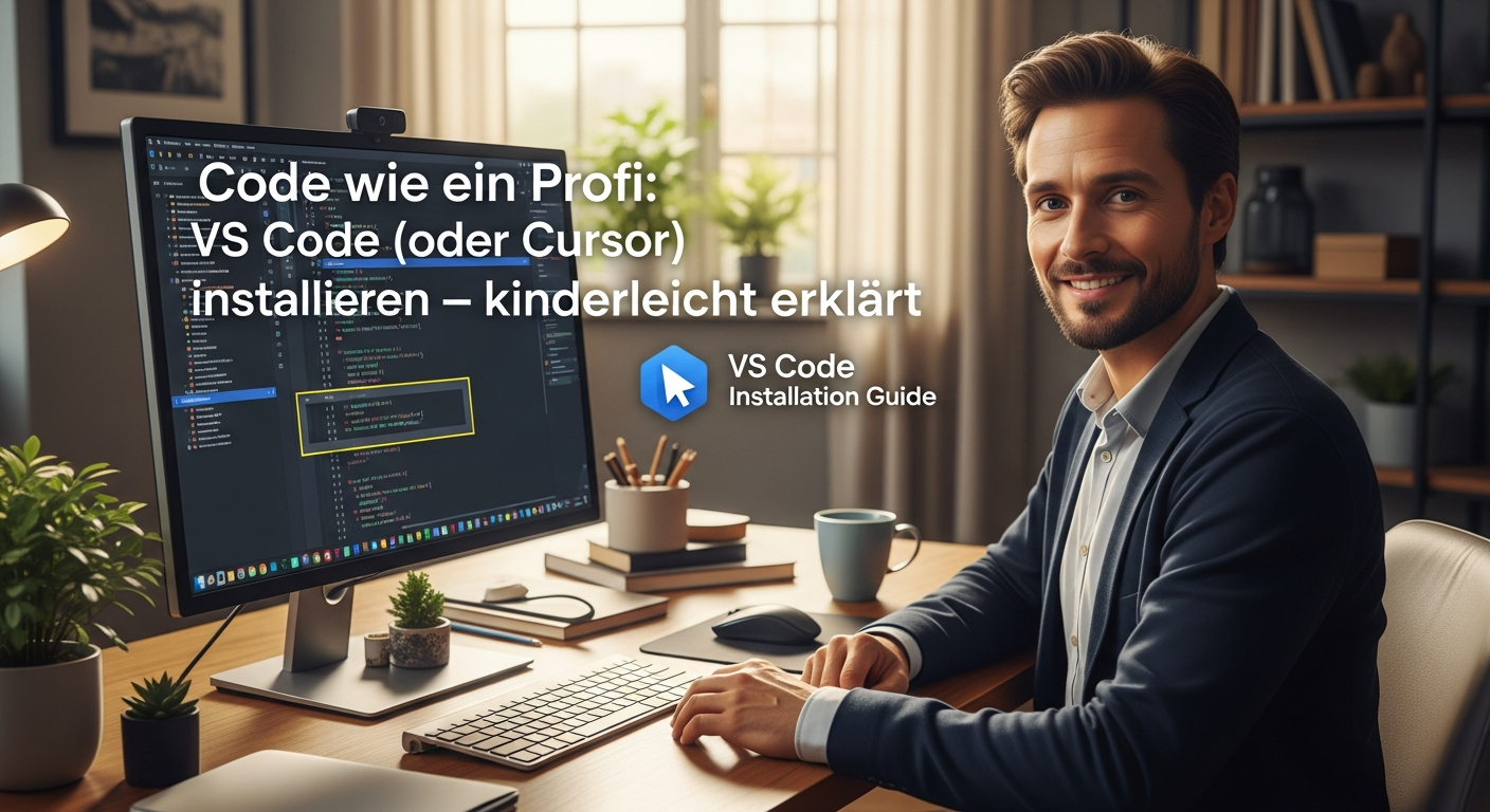 Code wie ein Profi: VS Code (oder Cursor) installieren – kinderleicht erklärt